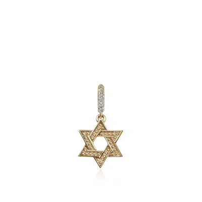 John Hardy Star Of David Pendant In Gold