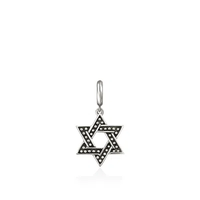John Hardy Star Of David Pendant In Metallic