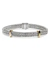 John Hardy Sterling Silver & 14k Yellow Gold Icon Link Bracelet In Metallic