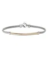 John Hardy 14kt Gold Jh Essential Bracelet In Metallic