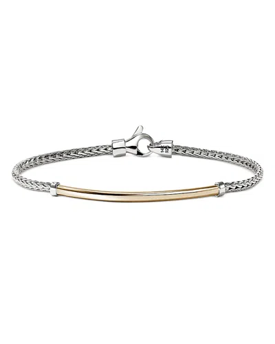 JOHN HARDY STERLING SILVER & 14K YELLOW GOLD JH ESSENTIALS BRACELET