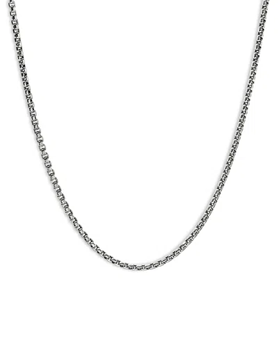 John Hardy Sterling Silver Chain Box Link Necklace, 18