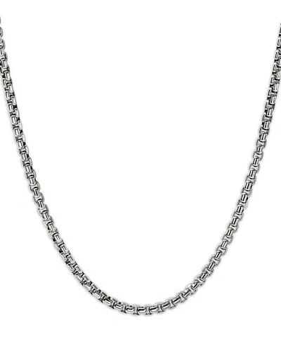 John Hardy Sterling Silver Chain Box Link Necklace, 22