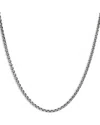 John Hardy Sterling Silver Chain Box Link Necklace, 22/24 In Silver