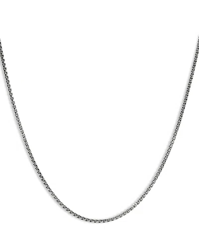 JOHN HARDY STERLING SILVER CHAIN BOX LINK NECKLACE, 26