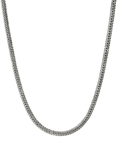 John Hardy Sterling Silver Chain Necklace In Metallic