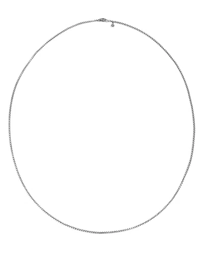 John Hardy Sterling Silver Classic Chain Box Chain Necklace, 22
