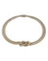 John Hardy Sterling Silver Classic Chain Love Knot Double Strand Collar Necklace, 16 In Gold