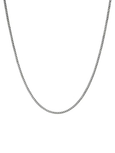 John Hardy Sterling Silver Curb-chain Necklace/2.1mm