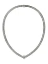John Hardy Sterling Silver Diamond Necklace In Silver