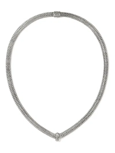 JOHN HARDY STERLING SILVER DIAMOND NECKLACE
