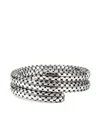 John Hardy Sterling Silver Dot Coil Bracelet In Metallic