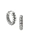 John Hardy Sterling Silver Dot Earrings In Silver