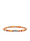 John Hardy Sterling Silver Heishi Bead Bracelet In Brown