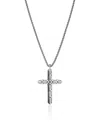 John Hardy Icon 50 Cross Pendant Necklace In Silver