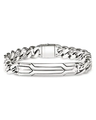 John Hardy Sterling Silver Icon 50 Curb Bracelet In Metallic