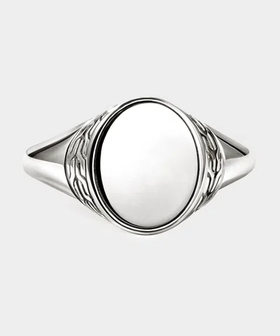 John Hardy Sterling Silver Icon 50 Ring In Silver
