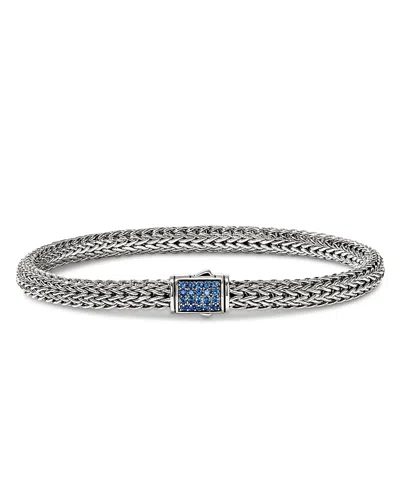 Sterling Silver Icon Sapphire Bracelet In White from John Hardy