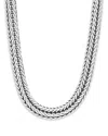 John Hardy Sterling Silver Icon Chevron Link Chain Necklace, 18 In Metallic