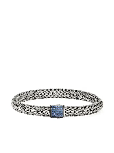 John Hardy Sterling Silver Icon Sapphire Bracelet In Metallic