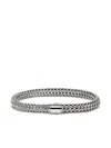John Hardy Sterling Silver Icon Woven Bracelet In Metallic
