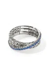 John Hardy Sterling Silver Jh Essential Crossover Diamond Ring