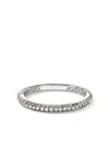 John Hardy Sterling Silver Jh Essential Diamond Band Ring In Silver