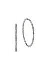 John Hardy Sterling Silver Jh Essential Flex Hoop Earrings In Silver