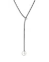 John Hardy Jh Essential Pearl Necklace In Silver/white