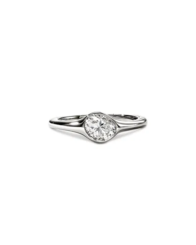 John Hardy Sterling Silver Jh Lovestruck Lab Grown Diamond Oval Solitaire Ring In Metallic