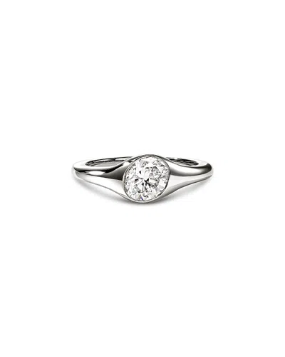 John Hardy Sterling Silver Jh Lovestruck Lab Grown Diamond Oval Solitaire Ring In Metallic