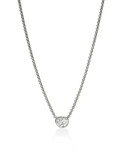 John Hardy Lovestruck™ Sterling Silver Diamond Necklace In Metallic