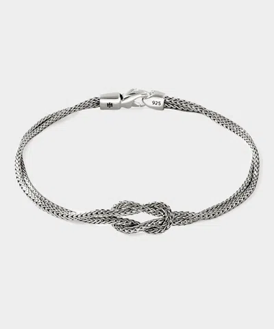 John Hardy Sterling Silver Love Knot Bracelet In Silver