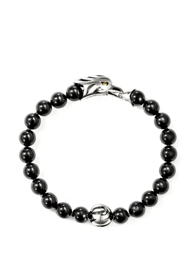 John Hardy Sterling Silver Onyx Eagle Bracelet In Black