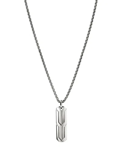 John Hardy Sterling Silver Pendant Necklace In Metallic