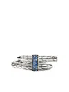 John Hardy Sterling Silver Sapphire Ring In Metallic