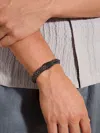 John Hardy Sterling Silver Shapphire Bracelet In Black