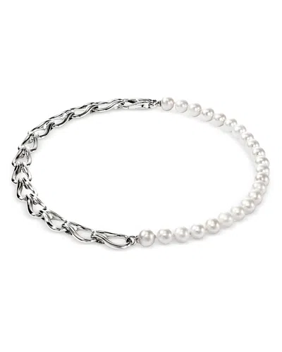 John Hardy Surf Silver Necklace In Sterling Silver