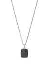 John Hardy Tag Necklace In 银色