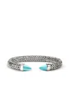 John Hardy Sterling Silver Turquoise Bracelet In Brown