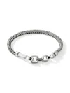 John Hardy Sterling Silver Wheat-chain Hook Bracelet In Silver