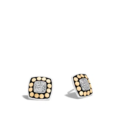 John Hardy Stud Earring With Diamonds