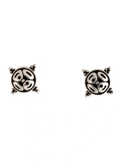 Pre-owned John Hardy Stud Earrings In Multicolor