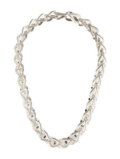 Pre-owned John Hardy Surf Chain Necklace, 18.75" In Multi