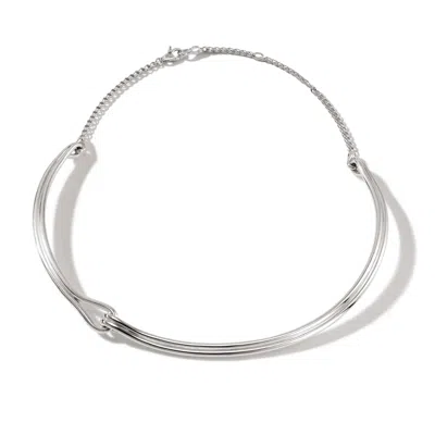John Hardy Surf Collar Necklace In Sterling Silver
