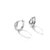 John Hardy Surf Hoop Earring In Silver-tone