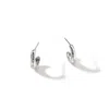 John Hardy Surf J Hoop Earring In Silver
