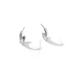 John Hardy Surf J Hoop Earring In Silver-tone