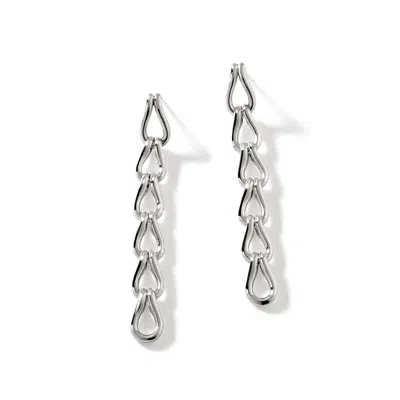 John Hardy Surf Link Earring In Sterling Silver