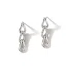 John Hardy Women's Surf Sterling Silver & Diamond Drop Link Earrings In Sterling Silver